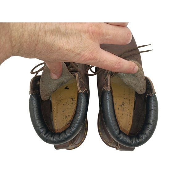 Vintage DR. DOC MARTENS '939' Brown Leather Combat Boot Mens US 8 Shoes England - Picture 7 of 9